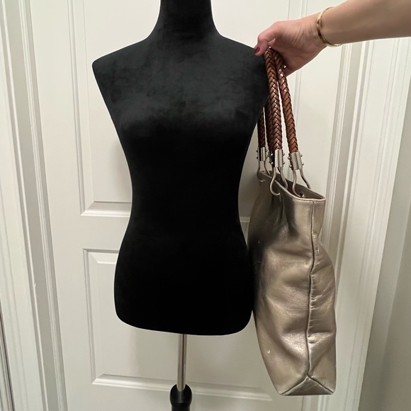 Michael Kors Collection Skorpios Pewter Tote - Picture 4 of 15